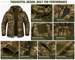 <b>Camo</b> Men <b>Jackets</b> Coats Winter <b>Jacket</b> Manufacturer Spring Autumn Hunting Camouflage Custom Logo Tactical <b>Jacket</b> <b>Waterproof</b> - Product Image 5