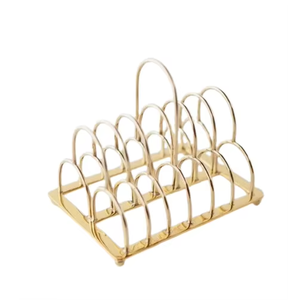 Assured quality metal toast holder slim vertical design saves valuable table space while <b>maximizing</b> toast capacity - Product Image 3