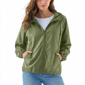 Chaqueta Cortavientos de Verano para Mujer 2026, Abrigo Casual para Senderismo al Aire Libre, Impermeable con Capucha - Product Image 4
