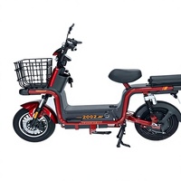 Vélo de livraison urbain électrique 500W 48V avec écran numérique et panier avant, modèle Step-Through, vente en gros
