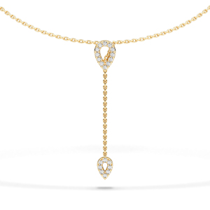 Collar de Diamantes de Corte Redondo de Diseño Premium con Cadena, Collar de Diamantes Naturales con Certificado IGI para Mujer - Product Image 4