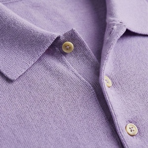 เสื้อโปโลผู้ชายแบบแห้งเร็ว แบรนด์ Blank  ผ้าฝ้าย ไซส์ใหญ่ สีพื้น  โลโก้เรียบง่าย  รับสั่งทำสี  เสื้อผ้ากีฬา  เสื้อแอคทีฟแวร์ - Product Image 4