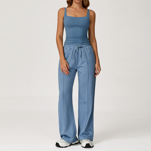 Pantalones Deportivos de Invierno para Mujer, de Alta Calidad, con Cordón Ajustable, Tela de Felpa, Colores y Tallas Personalizables - Product Image 2