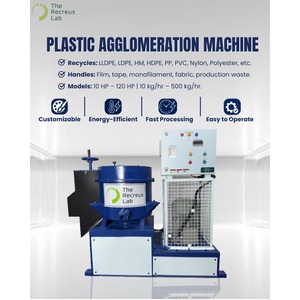 Machine d'agglomération industrielle pour le recyclage des déchets de films PE PP, densification et traitement des matériaux plastiques à vendre - Product Image 1