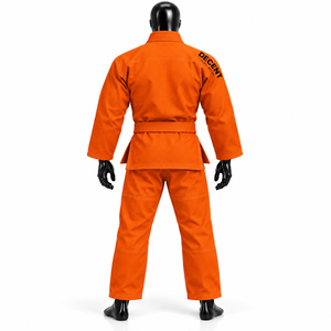 Kimono de Jiu-Jitsu BJJ personnalisé avec logo, uniforme d'arts martiaux brésilien en gros, fabricant, usine, tissu en coton tissé perlé, OEM - Product Image 4