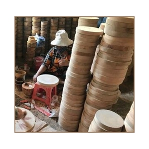 TOPGRADE Wooden <b>Coaster</b> For Industrial Food Catering Services And Unique Geometric Texture Tableware Centerpieces Packages - Product Image 3