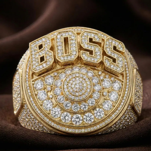 Iced Out Championship VVS Moissanite Diamond <b>Ring</b> Cluster Hip Hop Bling Statement 925 Sterling <b>Silver</b> <b>ring</b> For <b>Men</b> Women Wear - Product Image 1