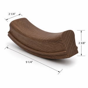 Rampe d'escalier réglable sur mesure en bois massif 7012, raccord de connexion Upeasing à 60 degrés, résistant à l'eau et à la rouille, durable - Product Image 2