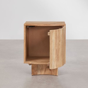 Mesita de noche de madera Vandana Amber Vision 40x35 cm - Product Image 5