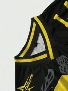 Maillot de football en mesh surdimensionné par sublimation, respirant, style streetwear, pour le sport, fabrication OEM ODM en gros - Product Image 2