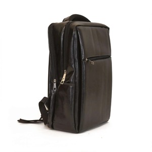 Tactical PU Leather <b>Backpack</b> Unisex <b>Water</b> <b>Resistant</b> Softback 36-56L Multi Functional Zipper Closure Shoulder Strap - Product Image 4