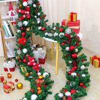Dekorasi Natal Pohon Natal Hijau Cabang Pinus Natal Berbulu Kerucut Buatan Dekorasi Karangan Bunga Natal Bunga Buatan