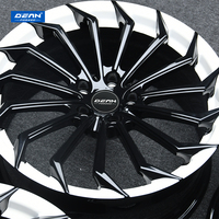 Rines Forjados Multirradio de Aleación de Aluminio 6061 para CX4 DEAN DP172, 18/19/20/21/22 Pulgadas, 5x112/114.3/120, Negro Brillante/Blanco, Nuevos y Personalizados