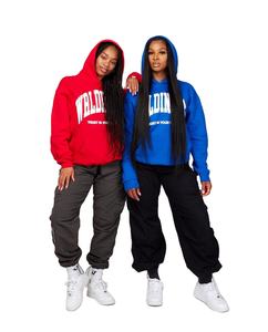 Ensemble de sweats à capuche unisexe en molleton de coton délavé à l'acide, effet vieilli et décoloré par le soleil, style vintage, pour l'hiver, avec broderie en relief personnalisée et impression gaufrée sur mesure - Product Image 1