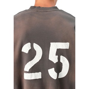 Sudadera de punto para hombre, estilo casual, lavado ácido, cuello redondo, estampada, de ajuste holgado, tejido grueso, para invierno, venta al por mayor - Product Image 6