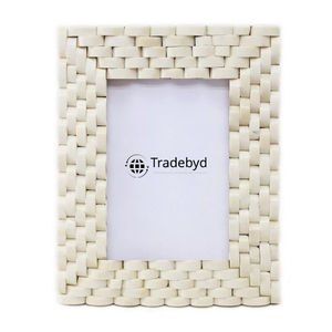 Marco de Fotos Decorativo Creativo Premium con Incrustaciones de Hueso y Acabado Brillante, Diseño Elegante Hecho a Mano por Tradebyd - Product Image 1