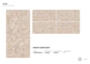 Panel de Porcelana Brillante Infinity Gleam, 600x1200mm, 60x120cm, 24x48 Pulgadas, Formato Ancho, Superficie Elegante - Product Image 2