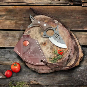 Handmade Carbon Steel <b>Fish</b> Shaped Skinner <b>Knife</b> Powder Coated Hunting Camping <b>Knife</b> Custom OEM Gift for Birthday & Anniversaries - Product Image 6