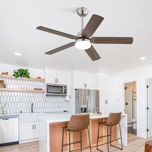 42-Inch <b>LED</b> <b>Ceiling</b> <b>Fan</b> with <b>Light</b> for Bedroom & Living Room Remote Control 3 Color Dimmable Memory Function Reversible DC - Product Image 6