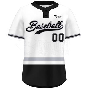 Practice Wear New Arrival <b>Baseball</b> Two Button Shirts Durable Material <b>Baseball</b> Two Button Shirts - Product Image 3