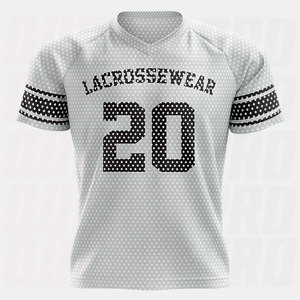 Camiseta de Lacrosse Personalizada Unisex de Alta Calidad, 100% Poliéster, Transpirable, de Secado Rápido, Cuello Redondo, Manga Corta - Product Image 3