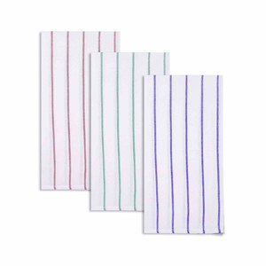 Serviette de cuisine écologique, douce et de qualité supérieure, en coton, avec motif rayé teint en fil, au meilleur prix. - Product Image 6