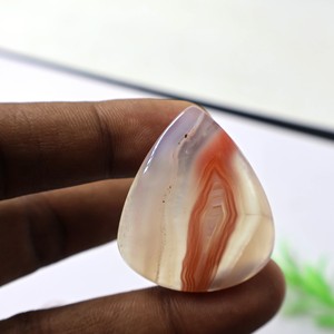 Ágata de Botsuana al por mayor, corte ovalado y corte de pera, certificada por terceros, de alta calidad, hecha a mano, piedra suelta para fabricación de joyas. - Product Image 3