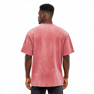 Camiseta Street Acid Wash para Hombre, Camiseta Informal Ligera de Verano, Camisetas Vintage Lavadas de Manga Corta para Hombre - Product Image 6