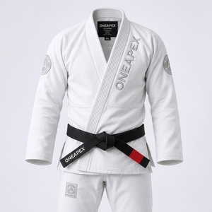 Men's <b>White</b> BJJ Gi Jiu Jitsu Uniform Martial Arts Training Embroidered Competition Grappling Gi - Product Image 1