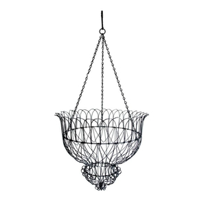 Urna de Jardín de Alambre de Hierro con Aspecto Fabuloso, Diseño de Lujo, Urna Decorativa para el Hogar, Urna de Jardín de Alambre Hecha a Mano - Product Image 2