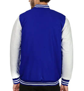 Vestes courtes en laine brodée style Letterman, vestes Varsity personnalisées pour hommes, vestes Varsity Hip Hop personnalisées, patchs en chenille personnalisés - Product Image 2
