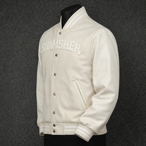 Veste de sport Shamsher en laine brodée de qualité supérieure pour homme, style streetwear, avec boutons recouverts, prix abordable, très vendue - Product Image 2