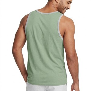 เสื้อกล้ามผู้ชายสองสี แขนกุด เสื้อกั๊กฤดูร้อน น้ำหนักเบา ระบายอากาศได้ดี สวมใส่สบาย เหมาะสำหรับออกกำลังกาย ฟิตเนส ทันสมัย ใส่สบาย ชุดออกกำลังกาย รับผลิตตามแบบ OEM - Product Image 2