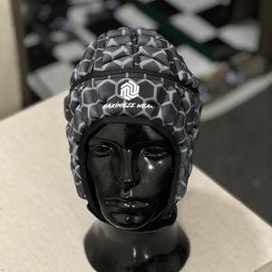 Casque de boxe demi-visage rembourré en EVA, respirant, grande taille, pour football et rugby, portable, le plus vendu en gros - Product Image 1