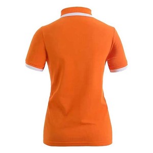 เสื้อโปโลผู้หญิงแขนสั้นแบบปกติ ผ้าฝ้าย คอปกโปโล เสื้อยืดกอล์ฟ - Product Image 2