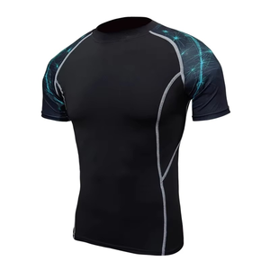 Mma Martial Arts Wear MenJiu Jitsu Custom Short Sleeve Rashguard <b>Rash</b> <b>Guard</b> <b>Bjj</b> Brazilian Jiu Jitsu <b>Rash</b> <b>Guard</b> - Product Image 1