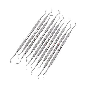 10pcs Dental Excavator Spoons Restorative Medic Instruments with 1mm to 2.5mm Ends Double Sided Composite Filling Tools - Product Image 1