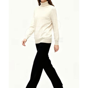 Sudadera de cuello alto para mujer, de algodón y forro polar, manga larga, informal, para gimnasio, fitness, ropa deportiva, personalizable - Product Image 2