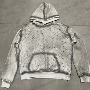 ผลิตเสื้อฮู้ดดี้ผู้ชายไซส์ใหญ่พิเศษแบบสั่งทำ ขายส่งเสื้อฮู้ดดี้ผ้าฝ้ายหนานุ่มหรูหรา 100% 500gsm ผ้าเฟรนช์เทอร์รี่ - Product Image 4