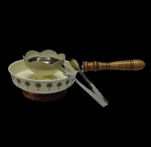 Quemador de Incienso Metálico |   Quemador de Bakhoor Estilo Medio Oriente, Soporte Decorativo para Ramadán - Product Image 4