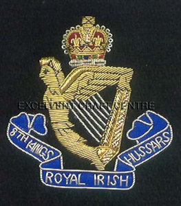 Écusson brodé personnalisé 87e Kings Royal Irish Hussars avec motif aigle couronné, à coudre en dentelle, badge en tissu avec épingle de sûreté pour vêtement - Product Image 5
