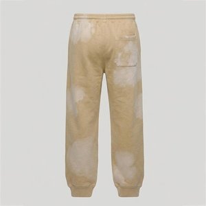Nouvel ensemble de survêtement pour homme beige tie-dye avec capuche, manches longues, fermeture éclair frontale, pantalon décontracté avec poches latérales, idéal pour l'automne - Product Image 6