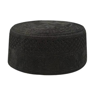 Latest Design Top Quality Topi Islamic Skull <b>Hat</b> Muslim Prayer Mosque <b>Hat</b> Kufi Head Wear Best Quality New Wholesale Muslim Caps - Product Image 4