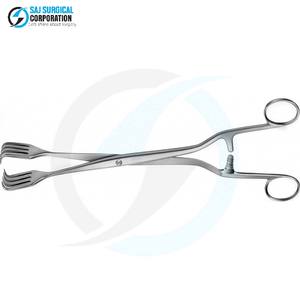Pince tenaculeuse manuelle Pratt en acier inoxydable de haute qualité, outil médical certifié CE pour les procédures gynécologiques et obstétricales - Product Image 2
