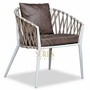 Silla de Exterior para Restaurante y Hotel, Silla Doori Hecha a Mano, Silla India de Estilo Industrial - Product Image 1