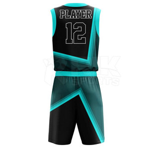 Uniforme de basket-ball le plus vendu, design populaire, uniforme de basket-ball personnalisé, couleur sur mesure, fabriqué au Pakistan. - Product Image 3