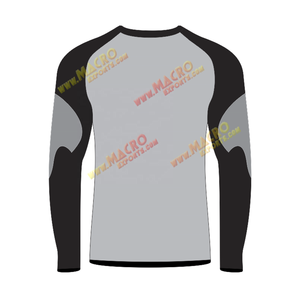 Man Long Sleeve Gym Clothing UPF 50 Sublimation <b>Printed</b> Custom MMA <b>Surfing</b> Rash Guard Compressed T-shirt Polyester/Spandex All - Product Image 3