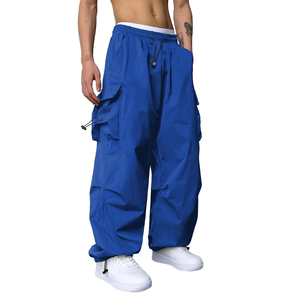 Wholesale Performance Cargo Pants <b>Trousers</b> Custom Logo and Design Comfortable Flexible Loose Fit Cargo Pants for Men - Product Image 2
