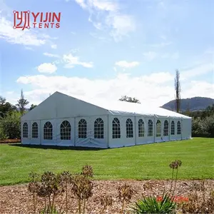 豪华白色防水户外大型铝仪式婚礼帐篷派对帐篷10x20 10x25 15x20
