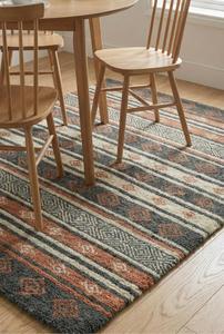 Alfombra de Lana Hecha a Mano de Primera Calidad, Antideslizante, con Diseño Abstracto, para Sala de Estar, Dormitorio, Decoración del Hogar - Product Image 2